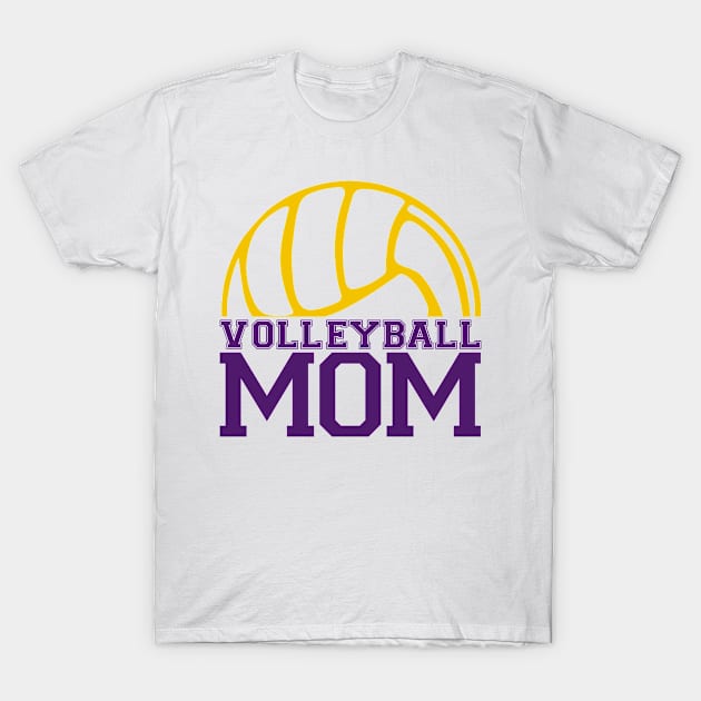 Volleyball mom cheerleader fan T-Shirt by faithfullyyours